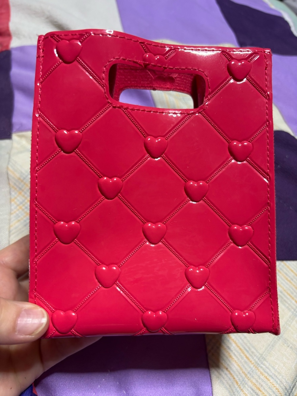 Bath and body works mini heart bag (NWOT)